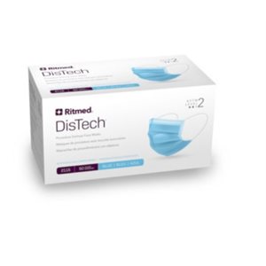 AMD Medicom Ritmed DisTech Level 2 Blue Medical Mask (50) ~